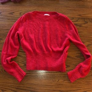 Red urban outfitters sweater!